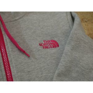 THE NORTH FACE Women's Sweatshirt Grey w/Pink Sz.M